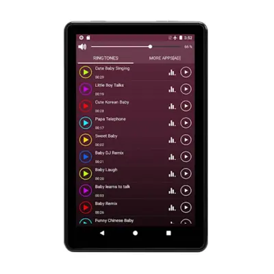 Baby Sound Ringtones Wallpaper android App screenshot 1