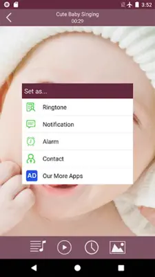 Baby Sound Ringtones Wallpaper android App screenshot 6