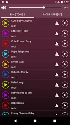 Baby Sound Ringtones Wallpaper android App screenshot 8